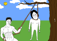 beatles cloud crying dead elvis_prestly glasses grass hair hanging john_lennon lennonkikes_lost rope singer sky subvariant:wholesome_soyjak sun tree variant:chudjak variant:gapejak variant:lennonjak white_skin // 2100x1500 // 161.2KB