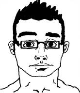 chud chudcel chuddy nuvariant soyjak subvariant:sterojak variant:chudjak // 882x1024 // 170.6KB