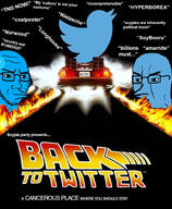 2soyjaks amarna_forum angry animal back_to_the_future beak closed_mouth glasses soybooru soyjak_party stubble subvariant:soyak_(irritated) text twitter twitter_checkmark variant:chudjak variant:soyak // 804x974 // 203.6KB