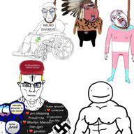 4soyjaks ack anhero autism cross disabled dream_(youtuber) fujoshi hanging maga map_(pedophile) mexican_flag pedophile subvariant:chudjak_front subvariant:massjak subvariant:muscular_chud swastika tranny transgender_flag variant:bernd variant:chudjak variant:feraljak variant:gapejak wheelchair zoophile // 3464x3464 // 1.3MB