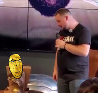 bust closed_mouth glasses gold russia smile smug soyjak statue stubble variant:cobson vladlen_tatarsky // 1141x1080 // 326.7KB