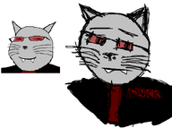 animal artist:quickslaughter cat cat_ear clothes concerned drawing eyebrows glasses grey_skin looking_to_the_right meta:namefags meta:sketching_won name nose quickslaughter_(namefag) red_background red_glasses sharp_teeth sketch smile smug stubble subvariant:massjak subvariant:massmeowjak teeth text variant:gapejak whisker // 877x654 // 18.7KB