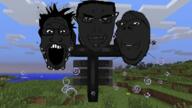 3_soyjaks beard big_lips black_skin closed_mouth cloud eyebrows flower frown glasses grass hair head looking_at_you minecraft multiple_soyjaks nigger open_mouth particles plant raised_eyebrow stubble subvariant:chudjak_front subvariant:wholesome_soyjak sunset variant:chudjak variant:gapejak variant:markplier_soyjak video_game wither_(minecraft) wither_boss withered wrinkles // 739x415 // 318.0KB