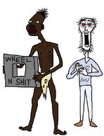 4chan arm clothes full_body glasses hand heart his_(4chan) history leg meta:missing_variant negro open_mouth soyjak stubble wheel // 644x836 // 65.7KB