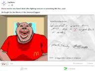 amerimutt facebook fat front_facing full_body greentext looking_at_you mcdonalds multiple_soyjaks mutt mutt_lips muttoid nas:amerimutt obese open_mouth smile star_of_david stubble subvariant:doctos subvariant:impish_amerimutt subvariant:wholesome_soyjak sweating thrembo traced variant:gapejak variant:impish_soyak_ears variant:soyak writing zog // 1000x750 // 110.7KB