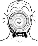 distorted open_mouth screaming spinning spiral stubble subvariant:doctos swirl variant:soyak // 600x718 // 178.7KB