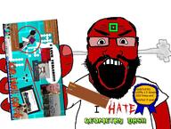 geometry_dash i_hate ice_hell_cave red_skin restoration_union small_creator subvariant:science_lover variant:markiplier_soyjak // 1151x871 // 136.3KB