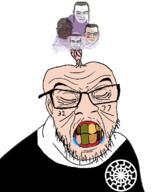 1488 5soyjaks arab black_skin blue_eyes brain brown_eyes china clothes glasses hanging hat judaism keffiyeh kippah nazism retard rope smile sonnenrad soyjak stubble subvariant:chudjak_front subvariant:muscular_chud tattoo thought_bubble variant:bernd variant:chudjak white_skin yellow_skin yellow_teeth // 963x1166 // 341.8KB