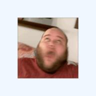 2019 3dgifmaker animated beard closed_mouth clothes distorted ext=gif fat fat_duel glasses irl open_mouth red_tshirt schizo soyboy subvariant:fatjak_irl tshirt variant:fatjak // 250x250 // 461.9KB