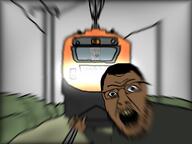 beard black_skin crying death hair hand imminent_death india indian open_mouth pajeet phone scared screaming selfie stubble train trend variant:soyak variant:yurjak // 1024x768 // 587.5KB