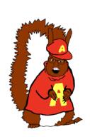alvin_and_the_chipmunks animal arm brown_fur clothes ear full_body glasses hand hat hoodie open_mouth squirrel stubble subvariant:feralsquirrel tail variant:feraljak // 339x512 // 52.2KB