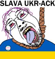 animated badge bloodshot_eyes country crying estonia flag flag:estonia flag:latvia flag:lithuania flag:poland flag:transgender_pride_flag flag:ukraine hair latvia lithuania oink open_mouth poland purple_hair rope soyjak suicide text tongue tranny ukraine variant:bernd // 768x821 // 54.9KB
