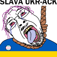 animated badge bloodshot_eyes country crying estonia flag flag:estonia flag:latvia flag:lithuania flag:poland flag:transgender_pride_flag flag:ukraine hair latvia lithuania oink open_mouth poland purple_hair rope soyjak suicide text tongue tranny ukraine variant:bernd // 768x821 // 54.9KB