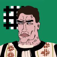 blue_eyes closed_mouth clothes corneliu_zelea_codreanu ear fascism iron_guard lips orthodox romania soyjak subvariant:perceptive_chud variant:chudjak // 799x799 // 68.4KB