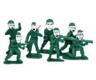 closed_mouth firearm glasses helmet open_mouth soldier_hat soldiers toy_soldiers variant:chudjak variant:cobson variant:feraljak variant:markiplier_soyjak variant:nojak variant:soyak // 1796x1486 // 360.2KB