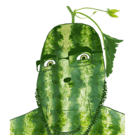 animated bold byonbyon ext=gif food fruit green growing healthy intense leafy melon plant poyopoyo strong variant:cobson vibrant watermelon // 309x400 // 940.5KB