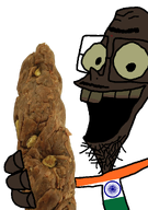 brown_skin fanboy fanboy_and_chum_chum flag:india holding_object india indian mustache poop unibrow variant:slushiejak // 704x1000 // 431.9KB