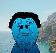 background blue_skin calm closed_eyes closed_mouth hair italy smile stubble subvariant:brunetto // 708x666 // 334.3KB
