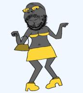 admin beard boots bra glasses grey_skin high_heels purse series:slutjaks skirt sloot slut smile soot soyjak_party subvariant:slutjak tinted_glasses variant:gapejak // 2560x2860 // 209.9KB