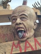 ack dead halloween halloween_decoration irl lookalike photo real realistic tongue tongue_out variant:bernd // 3024x4032 // 6.2MB