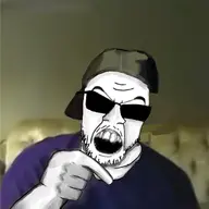 cap clothes glasses hand hat irl_background keemferal keemstar keemstarjak looking_at_you mustache noon open_mouth pointing raisin soyjak stubble sunglasses teeth variant:feraljak // 2000x2000 // 867.7KB