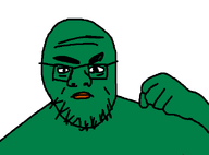 fist glasses punching smile soyboy stubble variant:punchjak wrinkles // 596x440 // 4.7KB