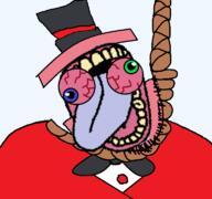 ackjak big_eyes caine crying dead glitch_productions hanging mouth stubble tadc tadcgem the_amazing_digital_circus variant:bernd // 768x719 // 95.9KB