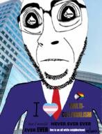 bbc clothes diversity glasses i_would_never multiculturalism pride_flag subvariant:hornyson subvariant:hydrocephason suit trans_flag variant:cobson // 2913x3794 // 9.8MB