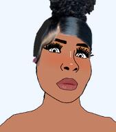 closed_mouth female makeup nigger subvariant:female_cobson variant:cobson // 962x1094 // 377.9KB