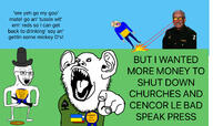 3soyjaks award beard big_ears british chitwood ear glasses lazer_eyes mcdonalds mutt oink russian_flag russo_ukrainian_war spade subvariant:wikiswede tea tongue twp ukrainian_flag variant:bernd variant:impish_soyak_ears variant:soyak volodymyr_zelenskyy z_(russian_symbol) // 1384x825 // 698.5KB
