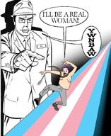 chud comic crying ditko flag:transgender_pride_flag glasses libertarian meta:tagme mr_a objectivism purple_hair rope steve_ditko top_surgery tranny variant:unknown ywnbaw // 549x673 // 222.7KB