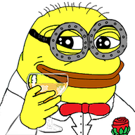 amphibian bowtie chalice champagne frog goggles meta:not_oc minion nas:pepe pepe pepe_the_frog rose tuxedo yellow_skin // 500x500 // 131.5KB