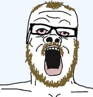 bloodshot_eyes brown_hair brown_stubble coomer eyebags meta:op_took_a_selfie_of_xerself series:coomers_&_gooners tired variant:a24_slowburn_soyjak // 1024x1068 // 31.2KB