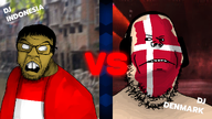 2soyjaks angry background black_hair brown_skin clothes denmark dj face_paint flag:denmark flag:indonesia glasses glowing hair headphones indonesia irl_background looking_at_each_other slum soyjak stubble subvariant:danish_twist text variant:feraljak variant:gapejak vs white_skin youtube_thumbnail // 1280x720 // 569.3KB
