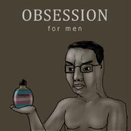 animated arm closed_mouth glasses hair holding_object music obsession perfume sound soyjak text tranny variant:chudjak video // 902x900, 79.9s // 1.2MB