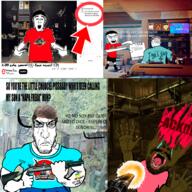 4panel ack arm benelli_m2 blood brown_skin closed_mouth clothes comic crying doom father firearm fortnite full_body glasses gore gun hair hand hapa holding_gun holding_object i_fucking_love_science libertarian_guys_with_asian_wives multiple_soyjaks mustache nile_red open_mouth pointing punisher_face shotgun soyjak spanish_text speech_bubble stubble subvariant:wholesome_soyjak text ukraine variant:bernd variant:feraljak variant:gapejak variant:markiplier_soyjak variant:shirtjak weapon zoomer_hair // 2000x2000 // 4.5MB