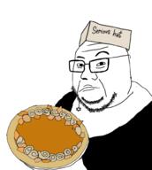 bald beard glasses holding_object israel jews pie serious serious_hat shirts variant:soylady variant:soylady2 variant:unknown // 884x988 // 257.9KB