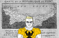 arm blue_eyes buff chud closed_mouth country flag flag:pontus glasses irredentism map muscles pontic_greek pontus subvariant:chudjak_front subvariant:muscular_chud variant:chudjak yellow_hair // 3289x2122 // 2.1MB