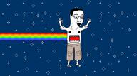 background chud desktop domo full_body nyan_cat rainbow soyjak star variant:chudjak wallpaper // 1080x603 // 82.3KB