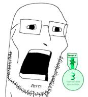 anime glasses heyuri open_mouth pedophile stubble variant:kimurajak // 900x996 // 110.8KB