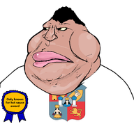 award brown_skin building castle crown fat flag flag:tabasco grapes gynaecomastia hair holding_object holding_sword hot_sauce lion lips mexico meximutt obese open_mouth sauce series:mexican_states soyjak state sword tabasco tabasco_(state) teeth tongue transparent_background variant:meximutt white_skin yellow_teeth // 888x849 // 81.3KB