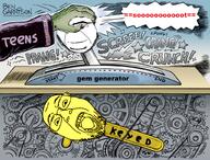2soyjaks ben_garrison gem glasses key keyed open_mouth smile smug soot soyjak soyjak_party stubble text variant:bernd variant:cobson // 1024x777 // 1.1MB