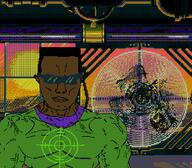 black_skin buff eternal_champions fan glasses green_shirt jonathan_blade overkill retro sega sunglasses variant:bernd variant:chudjak video_game // 1059x929 // 54.7KB