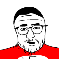 eyebrows glasses michael_nacke open_mouth soyboy stubble variant:nackejak wrinkled // 541x545 // 5.1KB