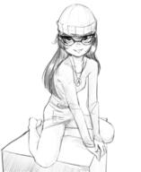art avengers beanie clothes coomer_artstyle female hair pose soy soyjak soylent soylent_(cacao) variant:soytan // 910x1112 // 217.8KB