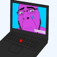 arch_linux concerned gnulinux manager soyjak stinkpad thinkpad thinkson thomkson variant:cobson // 1080x1080 // 71.9KB