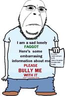 biting_lip clothes cuck fetish full_body holding_object holding_paper humiliation_fetish subvariant:hornyson text tshirt variant:cobson // 681x1000 // 466.5KB