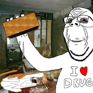 animal animated arm background bloodshot_eyes box cat drugs ext=gif hand pcp red_eyes stubble variant:gapejak variant:soyak yellow_teeth // 1450x1237 // 1.1MB