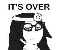 closed_eyes clothes doctor female glasses hair hat its_over sad text variant:soytan // 436x382 // 11.5KB