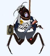 afghanistan beard black bwc cockroach hanging islam love_is_love map_(pedophile)queen_of_hearts rope variant:bernd // 2329x2601 // 1.1MB